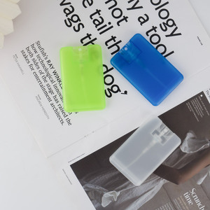 Custom Logo/Color Mini PP 10ml 15ml 20ml Hand Sanitizer Pocket Perfume Credit Card Spray <strong>Bottle</strong> for <strong>Alcohol</strong>/Perfume - Product Image 4