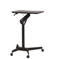 Bureau à ressort pneumatique réglable en hauteur, support de siège, pour station de travail mobile