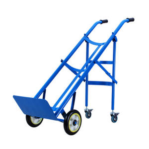 Carretilla de Transporte de Seguridad para Cilindros de Acero de Oxígeno y Nitrógeno de 40L, Doble Cilindro, Industrial - Product Image 4