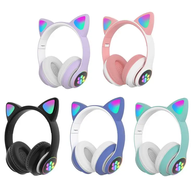 Wholesales Colorful High Value STN-28 Headsets Folodable HIFI Dynamic V5.0 Headphones Earphones