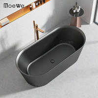 Baignoire et spas de couleur gris mat, baignoire autoportante en acrylique, baignoires de luxe pour se baigner dans la salle de bain