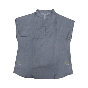 Unisex Nurse <b>Scrub</b> Sets with Custom Logo Short Sleeve Hospital <b>Scrubs</b> <b>Uniforms</b> Spandex/Polyester Material Worsted Fabric - Product Image 1