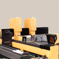 Máquina CNC de Cinco Ejes para Corte de Granito y Mármol, Ecológica, 22kw de Potencia, 1 Año de Garantía, Caja de Cambios y Rodamientos