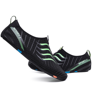 Chaussures d'eau d'été pour femmes et hommes, antidérapantes, semelle en caoutchouc souple, fitness, marche pieds nus, chaussures aquatiques de plage - Product Image 2