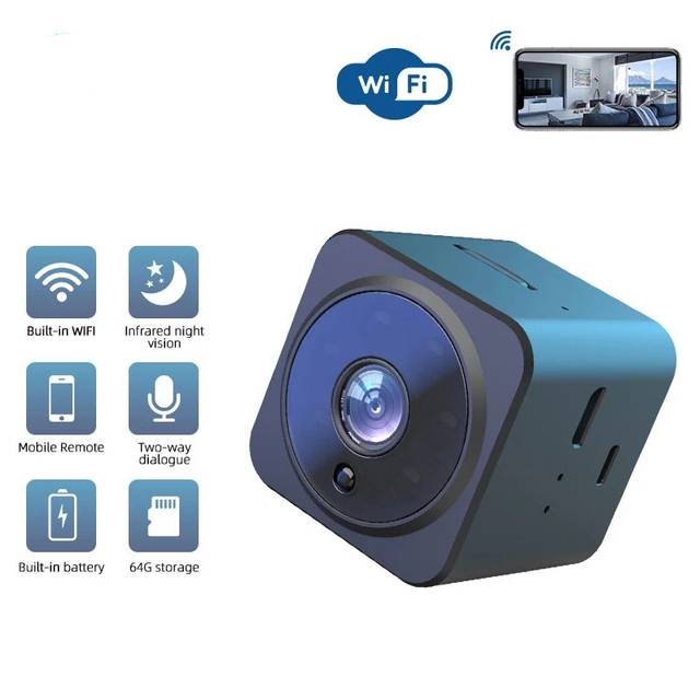 1080P WiFi Camera Wireless Home Security P2P Camera IR Motion Detect Mini Camcorder Loop Video Recorder Smart Life