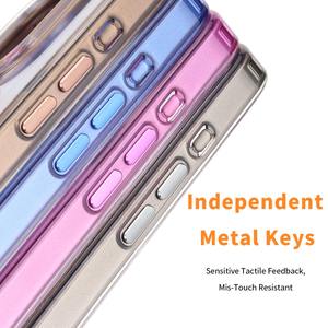 เคสสีโลหะกันกระแทกระบบแม่เหล็กสำหรับ iPhone 16 PRO MAX ผิวโลหะมันวาวพร้อมเคสโทรศัพท์มือถือสีสันสดใส - Product Image 6