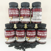 Capsules de Ginseng Panax Coréen de Haute Qualité, Extrait de Fenugrec, Graines Noires, Ginkgo Biloba, Maca et Ginseng Panax