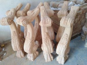 Legno di Quercia rossa In Legno Scala Balaustra e Pilastro Corrimano Scale Battistrada Passi Raiser Caposcala Postale - Product Image 5