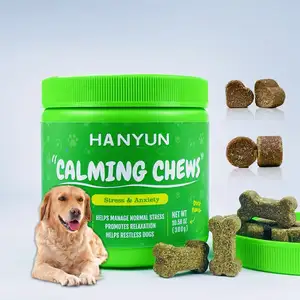 Custom Private Brand Professional Calming Pet Chews Treats Custom Pet Calming Supplement For Dogs