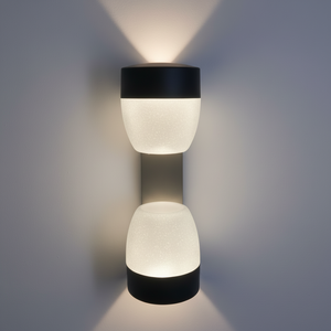 Lampada da parete a LED di lusso moderno per la decorazione per la casa 220V caldo bianco CCT per la camera da letto all'aperto Hotel Custom imballaggio in metallo di vetro - Product Image 1