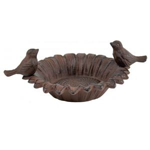 Mangeoires d'oiseaux montées sur le pont pour décoration de jardin extérieur Bain d'oiseaux Mangeoire à oiseaux en métal pour garde-corps de pont - Product Image 2