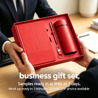 Cadeaux d'affaires promotionnels haut de gamme, carnet de notes A5 avec couverture rigide et stylo pour les employés, logo personnalisé OEM, ensemble de cadeaux d'entreprise