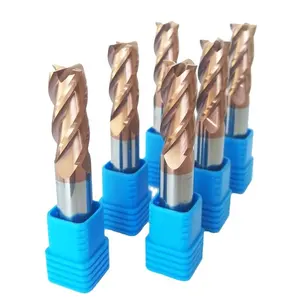 CNC Solid Carbide Công Cụ 2/4 Flutes An Toàn Phay Máy Cắt Cho Cắt Thép Không Gỉ