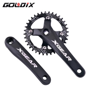ชุดจานจักรยาน GOLDIX Cruisers Square Hole <span class=keywords><strong>XGEAR</strong></span> 104BCD จานเดี่ยว ผลิตจากอลูมิเนียมอัลลอยด์ ความยาว 170 มม. ขนาด 32-42 ฟัน - Product Image 6