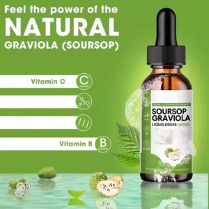 Soursop Graviolaリーフエキス液ドロッププラスピュアボタニカルシーモス、Soursopビッター液 - Product Image 2