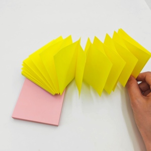 Bloc de Notas Adhesivas Personalizadas de Alta Calidad, Bloc de Notas Portátil, Regalo, Hojas Sueltas Autoadhesivas, Notas Adhesivas Fluorescentes de 3x3 Pulgadas - Product Image 1