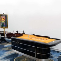 YH table à roulette Tables de jeu professionnelles en bois de luxe Table De Roulette De Roue Casino Table De Poker à vendre