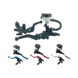 Poignée de frein et d'embrayage hydraulique réglable 22MM pour moto tout-terrain, style course, avec pompe maîtresse séparée - Product Image 1
