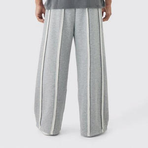 <span class=keywords><strong>Pantaloni</strong></span> da Jogger da uomo con Patchwork <span class=keywords><strong>grigi</strong></span> di alta qualità con cuciture a vista <span class=keywords><strong>larghi</strong></span> <span class=keywords><strong>pantaloni</strong></span> della <span class=keywords><strong>tuta</strong></span> da uomo - Product Image 2