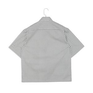 Chemises d'été décontractées vintage pour hommes, style ample, à carreaux, manches courtes, 100 % coton, infroissables, respirantes, séchage rapide, service OEM - Product Image 2
