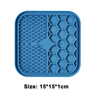 Tapis de lèvres de chien 3d, fournitures pour animaux domestiques, plaque de claquement, baignoire épaisse, en silicone, pour soins des chiens - Product Image 3