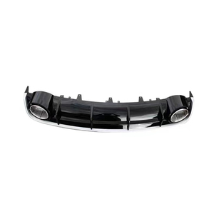 Voiture 2016 -2018 A6 S6 Diffuseur de pare-chocs arrière <span class=keywords><strong>S</strong></span> Line <span class=keywords><strong>RS6</strong></span> Style Look Diffuseur arrière Lip Splitter pour Audi A6 S6 C7.5 2016 2017 2018 - Product Image 3