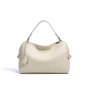 Sac à main bandoulière pour femme en cuir véritable haut de gamme, grande capacité, sac fourre-tout en cuir de vachette pour femmes - Product Image 4