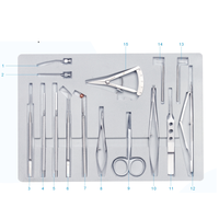 La chirurgie ophtalmique d'instrument ophtalmique place le forceps chirurgical micro réglé pour l'implantation de lentille intraoculaire