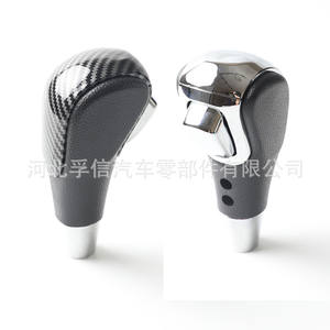 Poignée de levier de vitesses ergonomique pour Chevrolet Captiva Aveo New Epica, texture carbone noir mat brillant, bois de pêche - Product Image 4