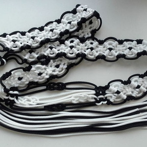 Cinturón de macramé hecho a mano, felicidad hecha a mano - Product Image 1