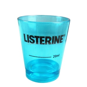 Custom logo design 2OZ unbreakable plastic shot glass for party bar