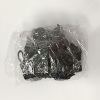 Sac de rangement en filet PP noir 20x35cm pour coffre de voiture et dossier de siège de SUV avec support adhésif, sac de chargement suspendu