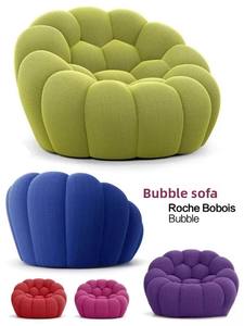 أريكة فردية على شكل حرف L قابلة للطي، أريكة فقاعية على شكل كرة قدم، أثاث منزلي عصري للشرفة وغرفة المعيشة - Product Image 3