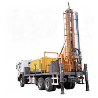 Machine de forage hydraulique diesel BDMCZ-260 avec pompe et roulement, équipée d'un camion-porte-équipement pour les projets de construction