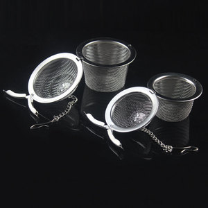 Venta directa de fábrica de colador de té en forma de barril de acero inoxidable 304, filtro para salmuera, cesta para especias y filtro de condimentos tipo barril. - Product Image 4