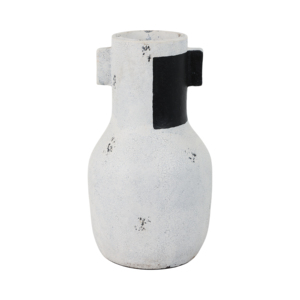 Vaso Rustico Maculato in Terracotta Moderna per Arredamento Casa e Composizioni Floreali - Product Image 1