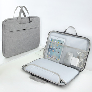 Sac à bandoulière étanche en polyester pour ordinateur portable, mallette de voyage professionnelle portable pour hommes, 14-15 pouces - Product Image 2