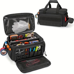 Multi-Purpose Waterproof Fabric Daily Large Capacity Durable Heavy Duty Electrician Tool Tote Bag Buckle Closure Foldable OEM - Product Image 1