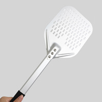 8 Zoll 10 Zoll Rechteck Stanzen Pizza Schaufel European Transfer Schaufel Dicke Aluminium legierung Hart beschichtung Eloxierte Pizza Peel