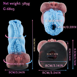 Godet de masturbation en silicone pour hommes, avec simulation de langue animale et de bouche, pour l'entraînement du pénis, en matériau <span class=keywords><strong>TPE</strong></span>, type Pocket Pussy pour adultes - Product Image 6