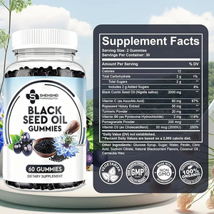 פרטי תווית אורגני הרזיה תוספת gummies ירידה במשקל אובדן אורגני שחור שמן זרעי - Product Image 3