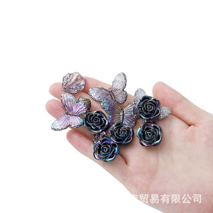 Acrylic Ab Colored Beads 10-40mm For Diy Jewelry Accessories <b>Bracelets</b> Necklaces <b>Phone</b> Chains Kids Crafts - Product Image 2