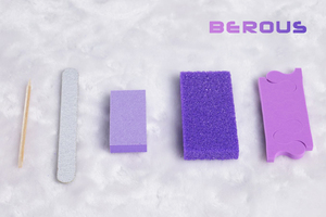 Berous Kits de voyage professionnels de <span class=keywords><strong>manucure</strong></span> et pédicure, <span class=keywords><strong>prix</strong></span> usine, 4 pièces/5 pièces, ensembles de <span class=keywords><strong>manucure</strong></span> et pédicure jetables - Product Image 4