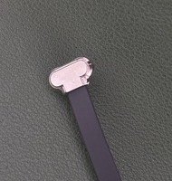 Câble de charge rapide USB C 2.0 à angle droit 90 degrés, cordon de données souple et fin de type C, 3A, en nylon tressé, blindé en alliage d'aluminium pour téléphone