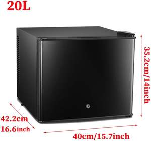 Venta al por Mayor, Mini Refrigerador Portátil Negro de 20L, Refrigerador para Auto con Cerradura - Product Image 2