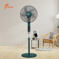 Ventilateur sur pied 18 pouces tendance 2026 avec télécommande, ventilateur électrique numérique, ventilateur oscillant haute vitesse pour chambre à coucher
