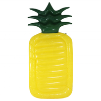 Radeau flottant gonflable pour piscine ananas Jouet flottant pour piscine extérieure pour adultes et enfants