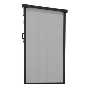 Modern Popular Heavy-Duty Aluminum Frame Lockable Door Design PP Plastic Outdoor <strong>Garden</strong> <strong>Shed</strong> - Product Image 3