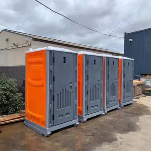 Toilettes mobiles en plastique PE, moulage par rotation, portable, de haute qualité, usine réelle