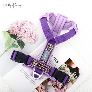 Y pakaian anjing Neoprene tebal lembut, tebal nyaman motif Boho tanpa tarik tali kekang untuk anjing kecil sedang besar - Product Image 1